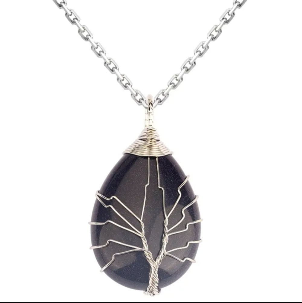 Tree of Life natural stone necklace